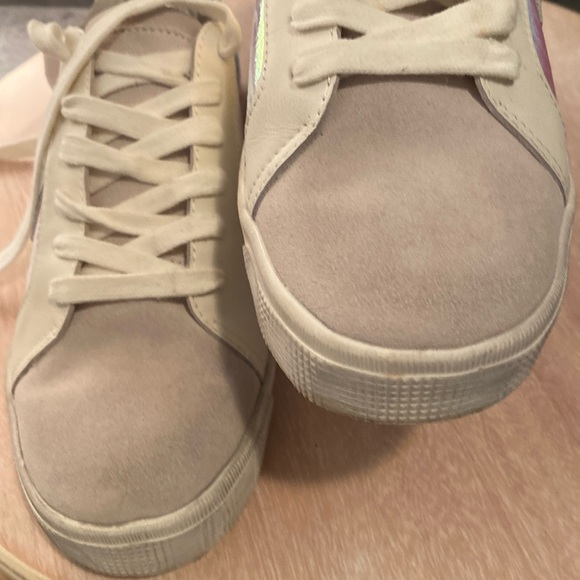 Dolce Vita Zaga Women’s Sneakers, Silver Iridescent Leather 8.5M - Picture 7 of 12